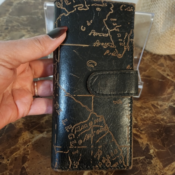 Patricia Nash Brown Leather 3 way Backpack & Wallet Bundle GUC - Picture 15 of 16